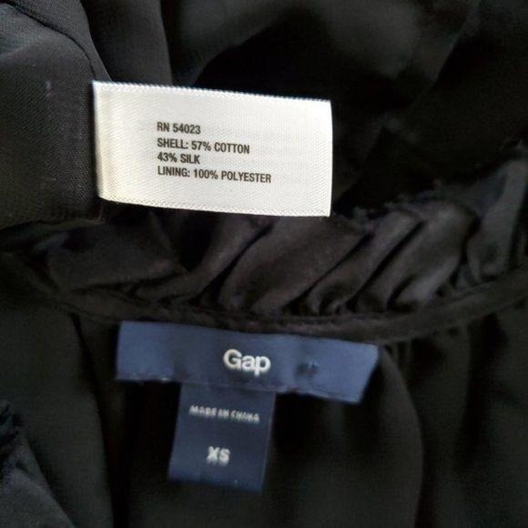 Gap Womens Black Silk‎ Dress XS - Picture 7 of 8
